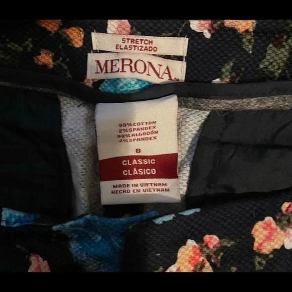 Merona stretch ankle pants- size 8 - Picture 3 of 3